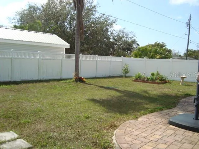 Extra large lot that is fenced for privacy