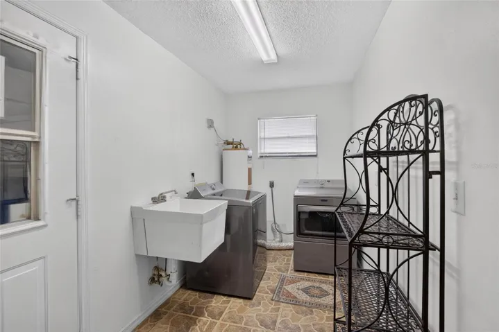 inside laundry room