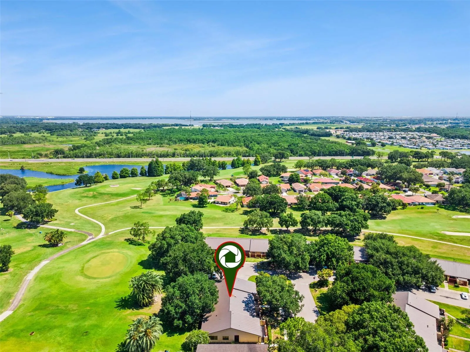 Premium golf course lot