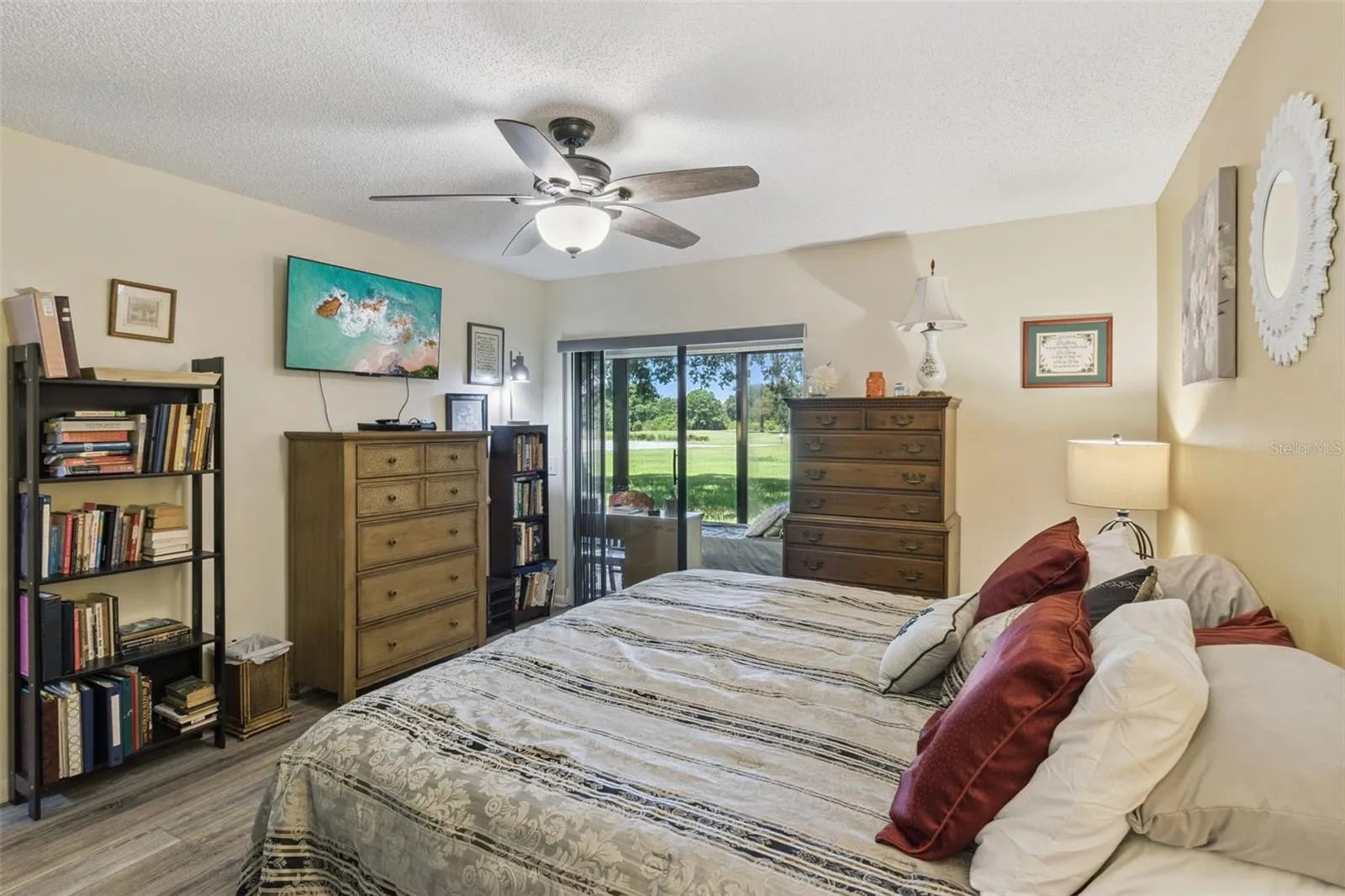 Offering views of the golf course