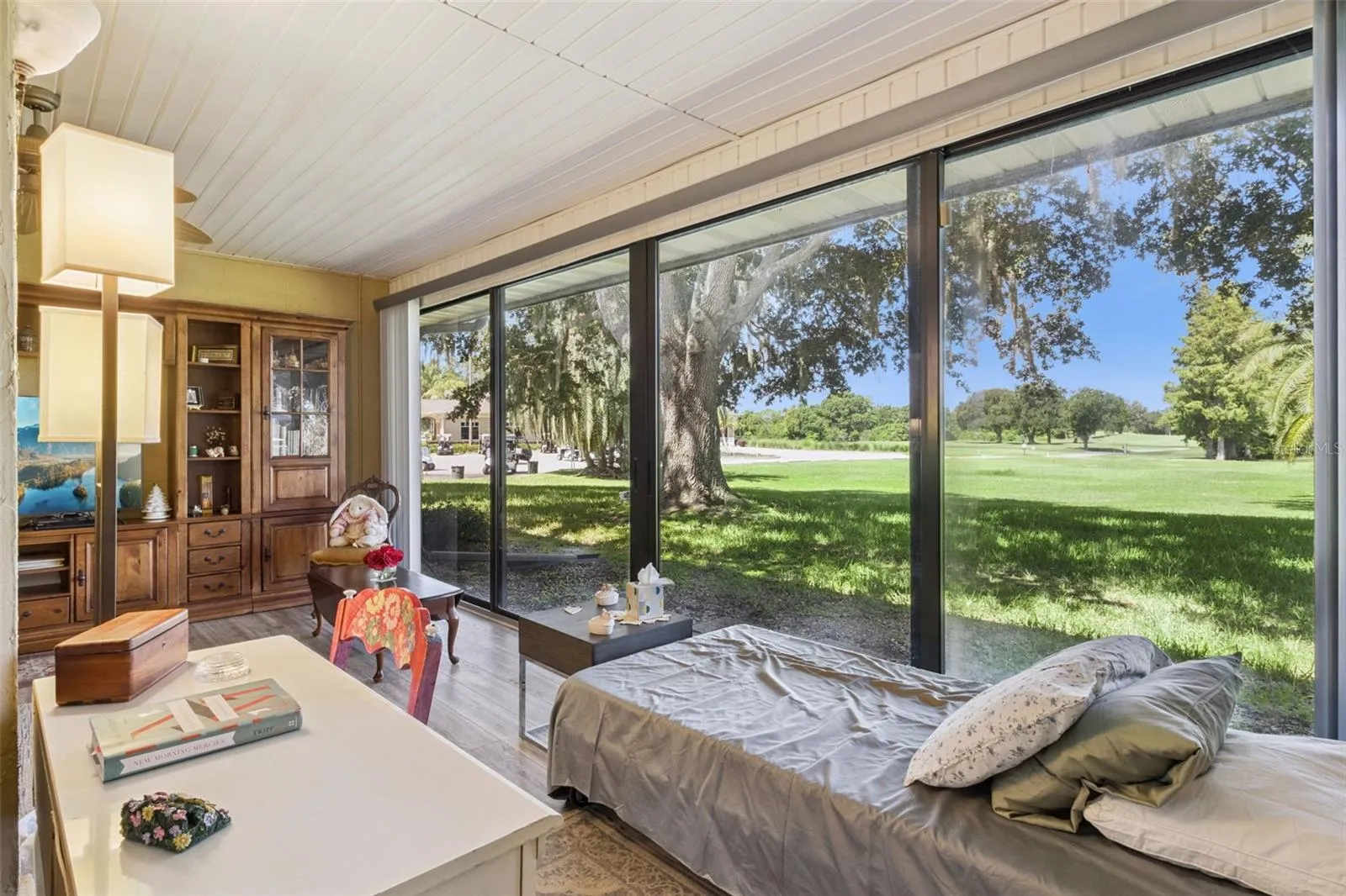 Relax and unwind while enjoying the tranquil golf course views
