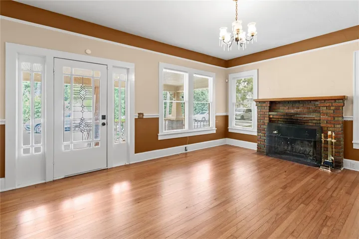 Living Room with Fireplace