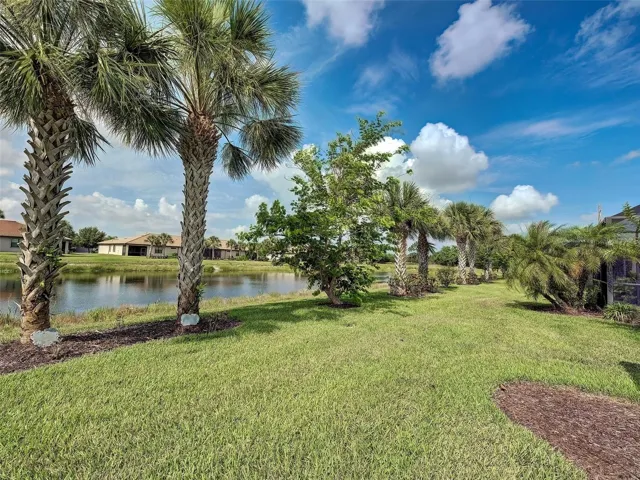 Mature landscaping