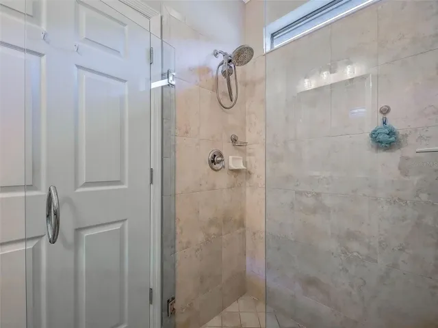 Upgraded heavy glass door
