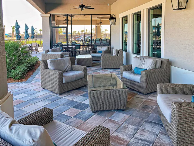 Lounging area