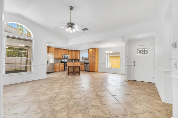 Open Floor Plan: Dining Room l Kitchen l Living Room