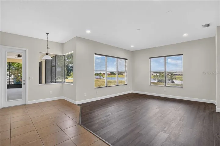 dining nook and great room