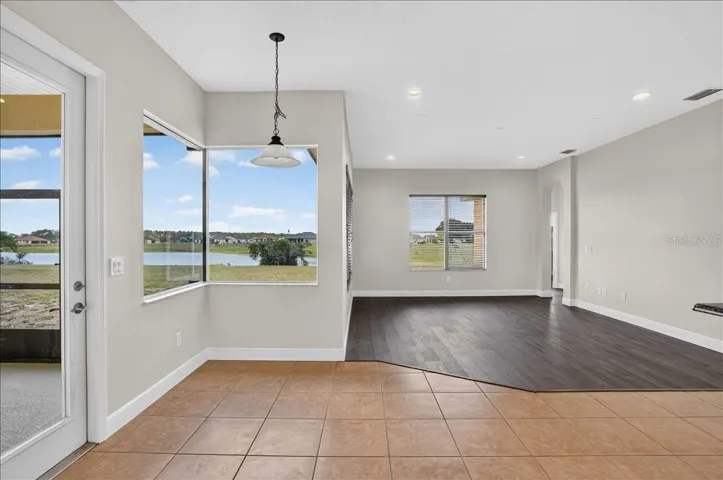 dining nook and great room