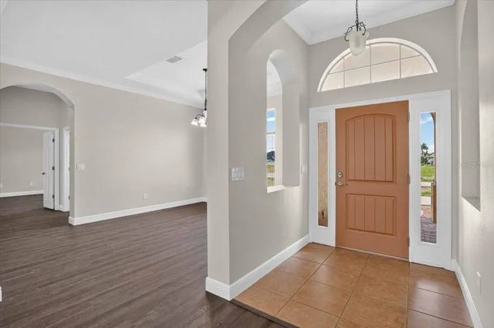 foyer with formal dining