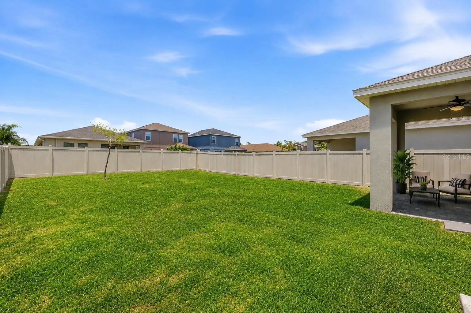 Virtual Staging- Full Scope of Backyard