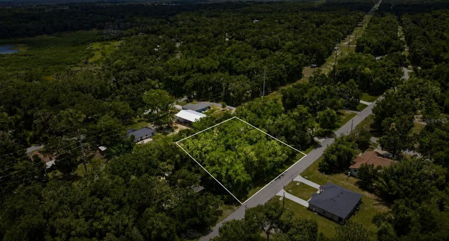 Full Drone View with Complete Lot