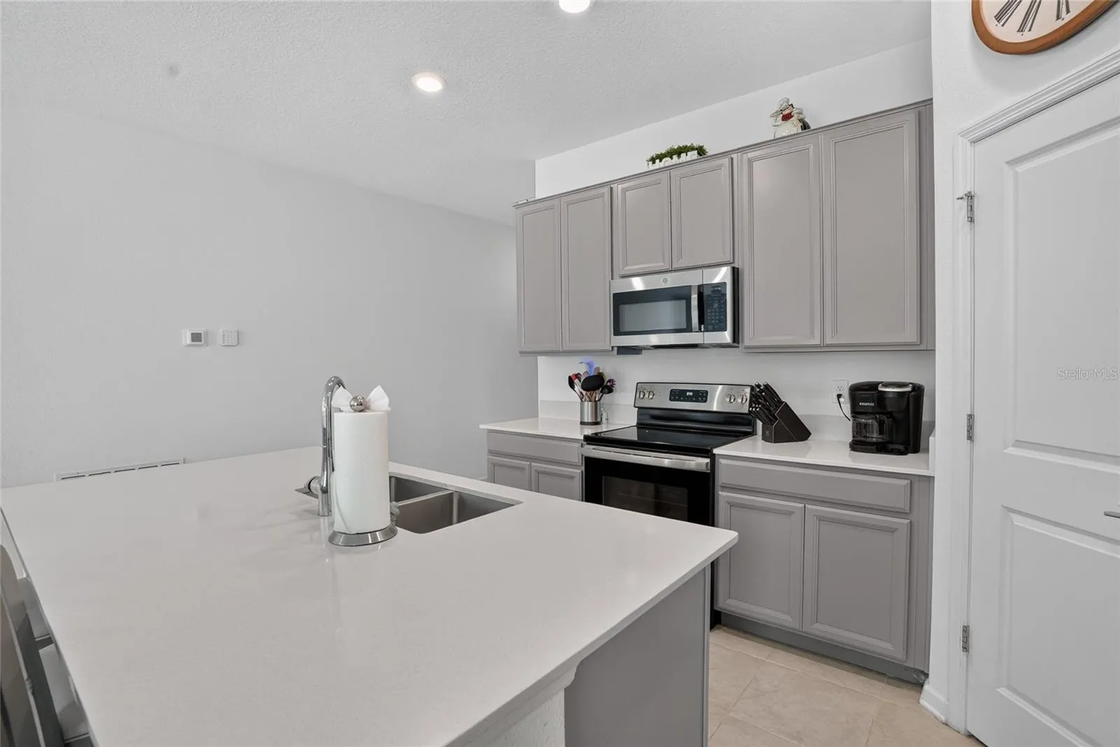 Open Concept Kitchen, DR, LR