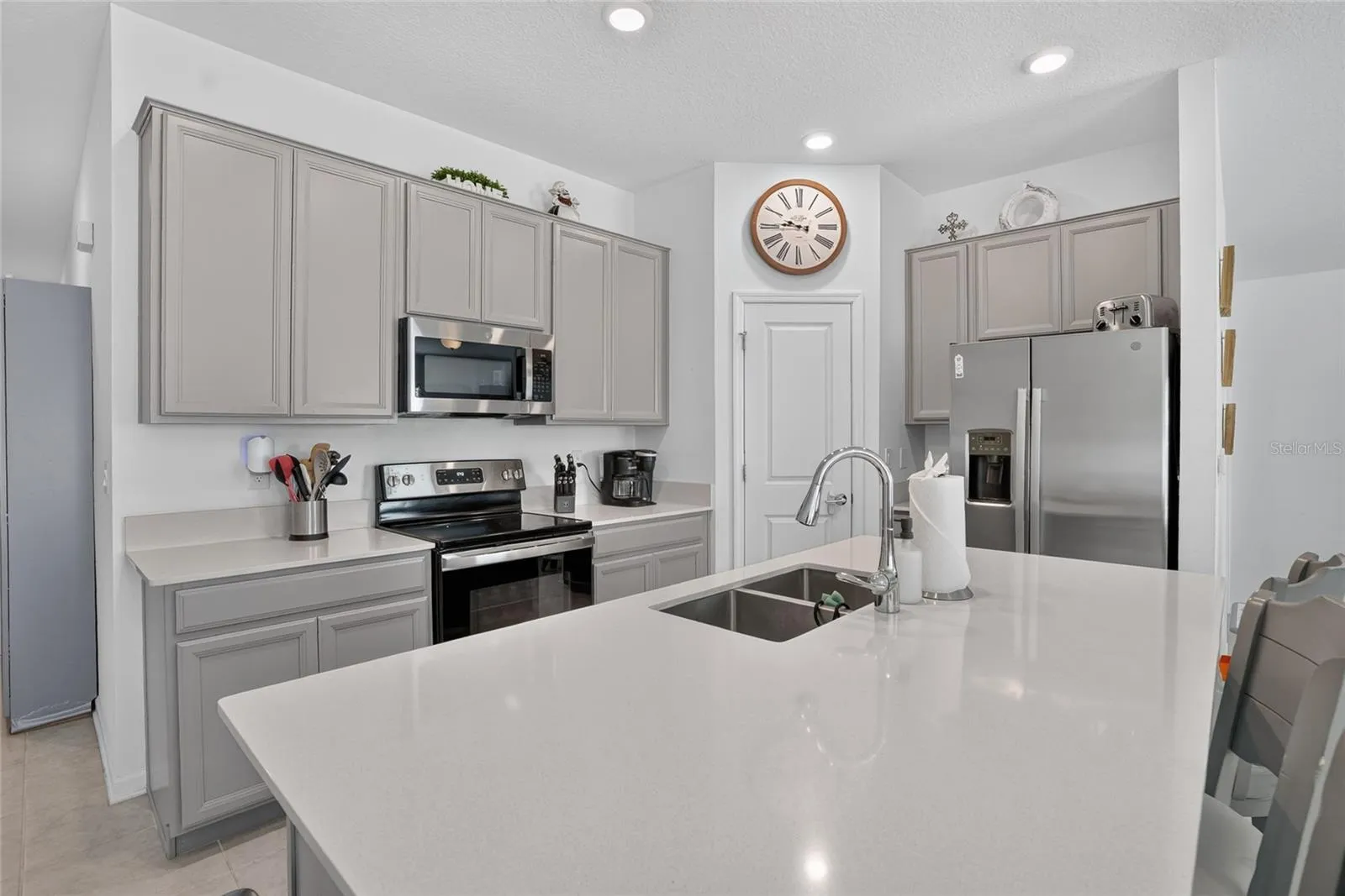 Open Concept Kitchen, DR, LR