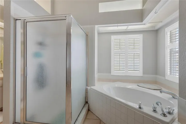 Seperate Shower/Soaking Tub