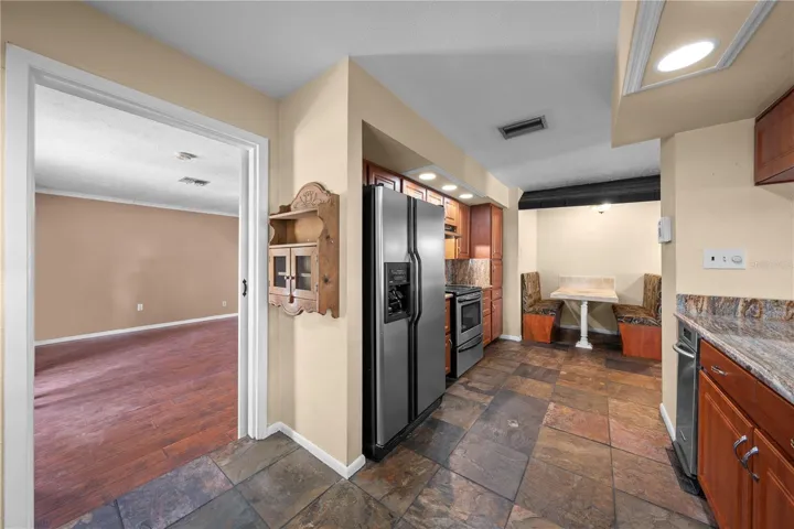 Kitchen Into Living Room