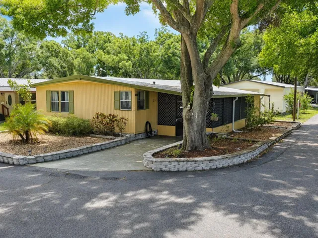Front of home. Corner lot.