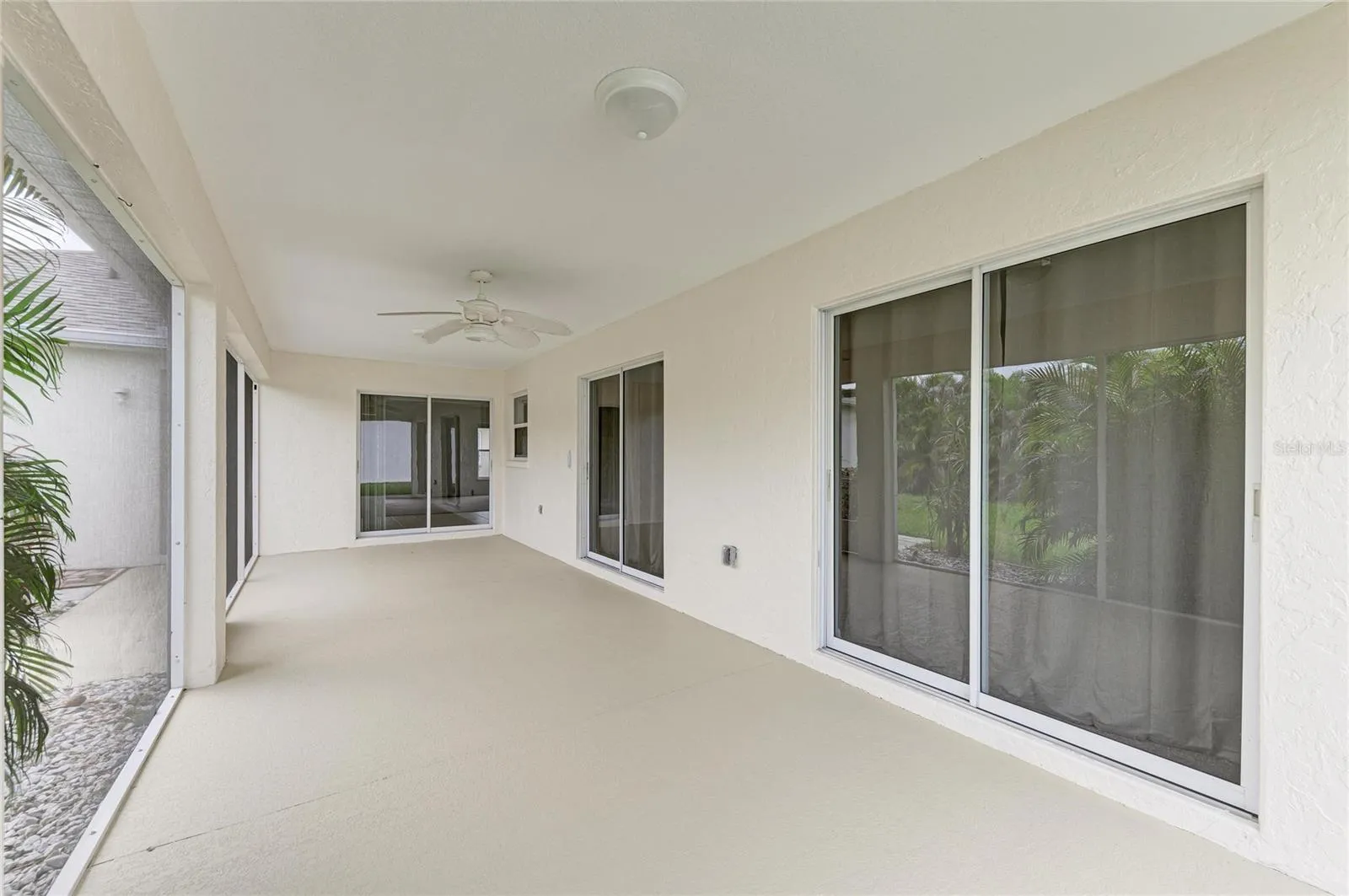 Screened lanai