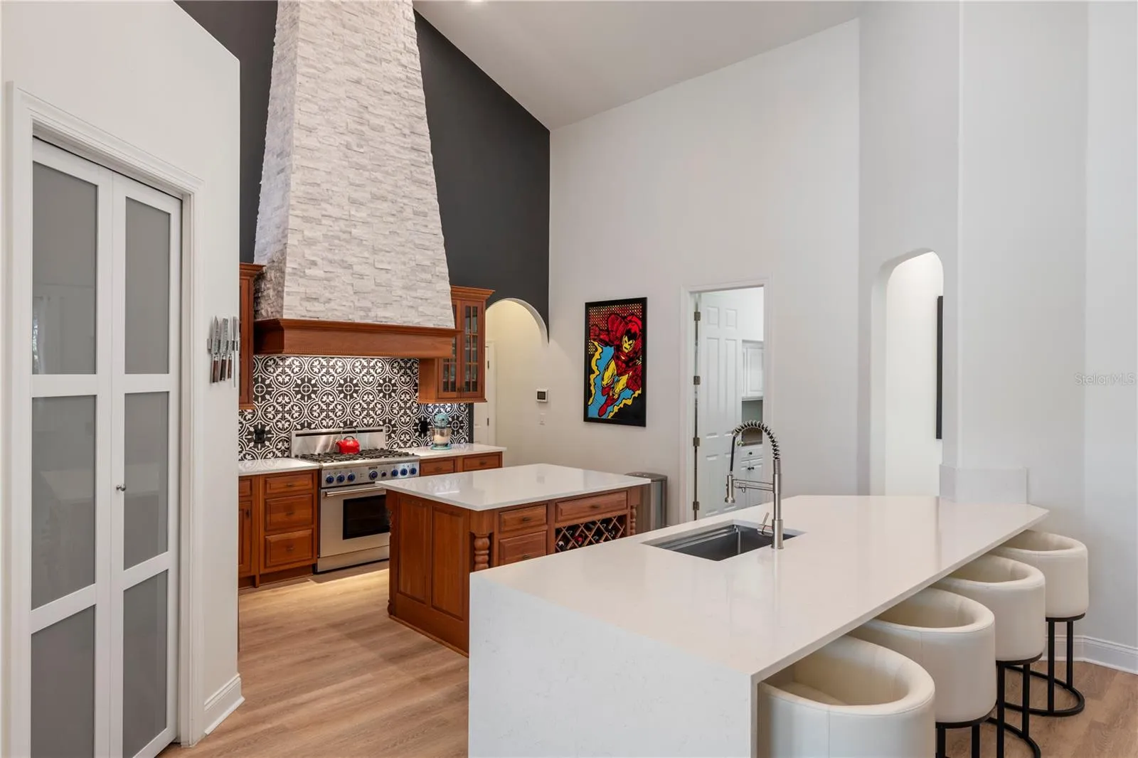 Great kitchen.  Laundry Room to right.