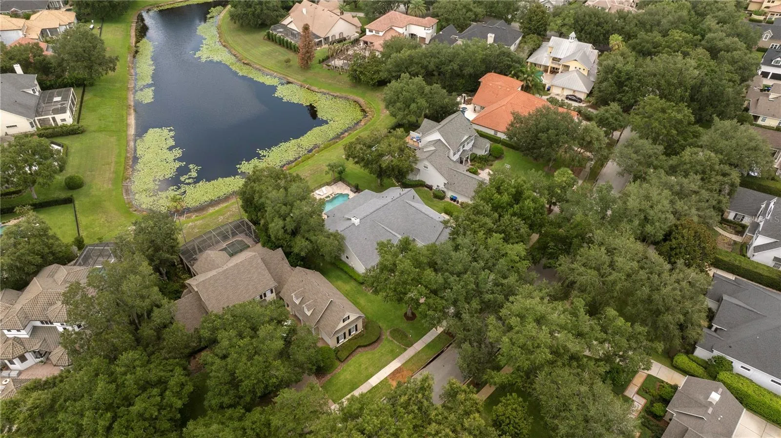 Nice long view down the pond