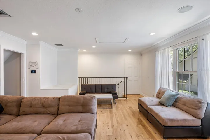 Great space upstairs: PLUS full bath, 4th bedroom &amp; stacking washer/dryer