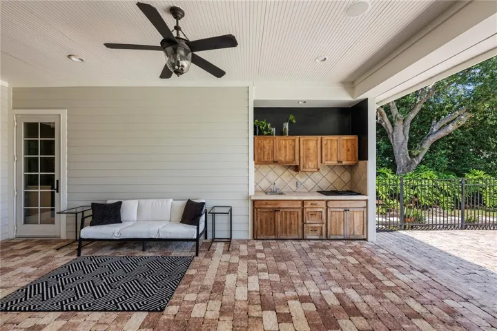Covered area is a sanctuary spot!