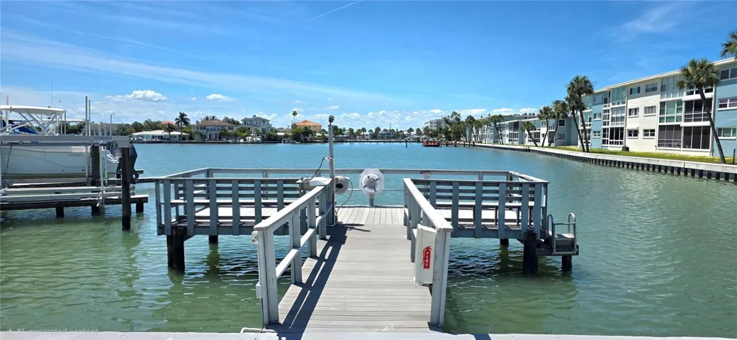 Community Waterfront dock for fishing