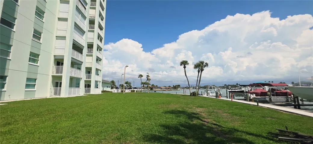 looking from unit towards pool area