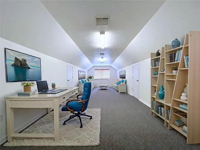 Studio above garage-virtually staged