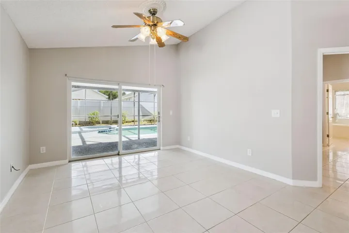 Living Room w/ Access to Backyard/Pool/Lanai