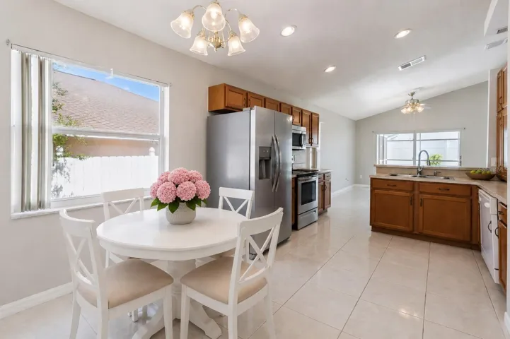 Staged Kitchen w/ Breakfast Nook