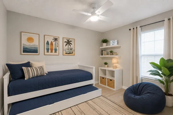 Staged Guest Bedroom 3