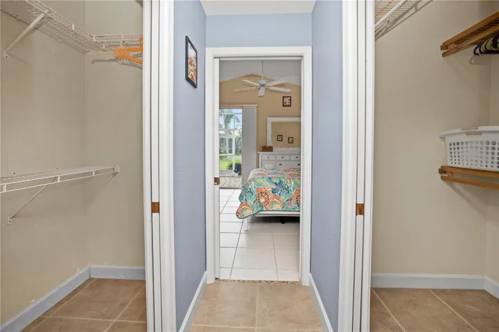 1st floor master walk in closet