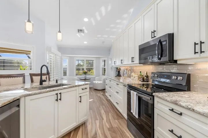 This Kitchen will be your favorite place to enjoy your morning coffee or entertain friends