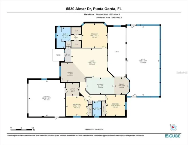 Floorplan shows all the under air and natural living square footage to call yours