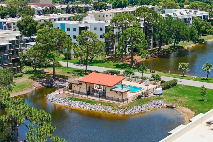 One of the pools