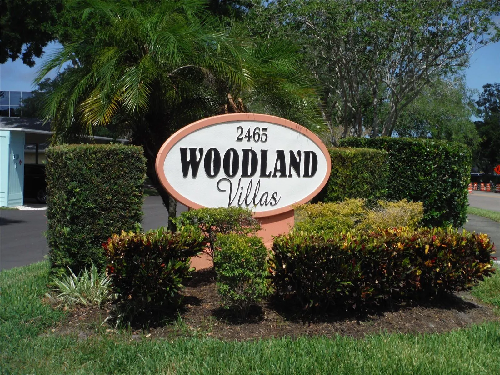 Sign at entrance