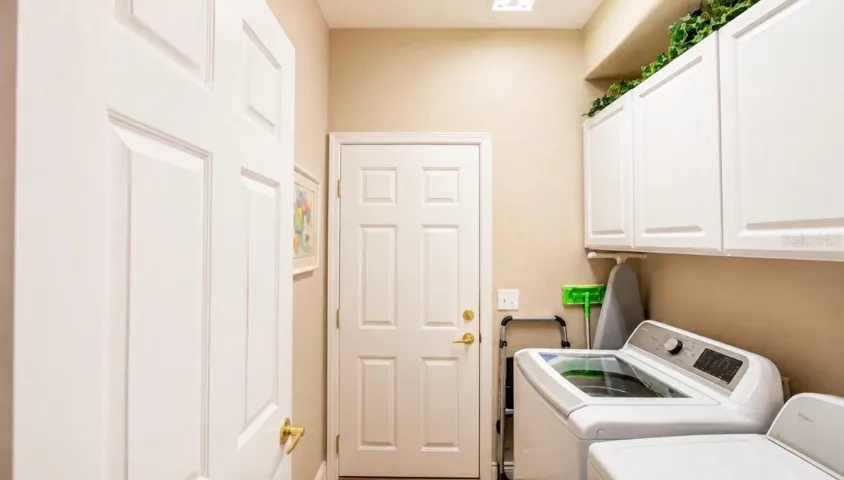 Inside laundry