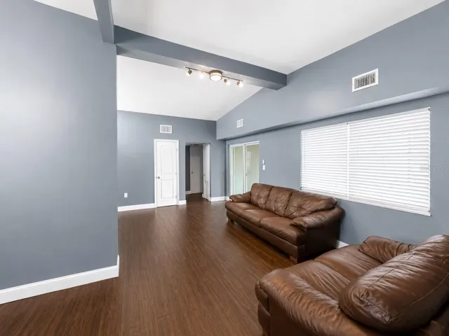 Living Room to the Guest Bedrooms and Bathroom