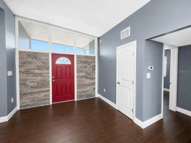 Looking at the Inside of the Front Door.