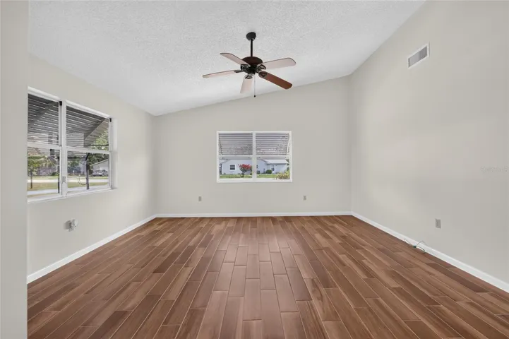 Vaulted Ceiling in Living Room