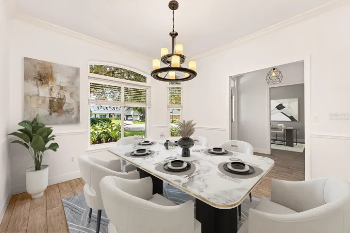 Formal Dining. Virtually Staged.