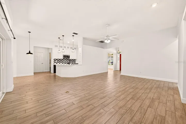 High ceilings, wood like tile floors and the many updates deliver a fresh move-in ready feel!
