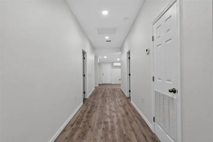Large Main Hallway to Kitchen