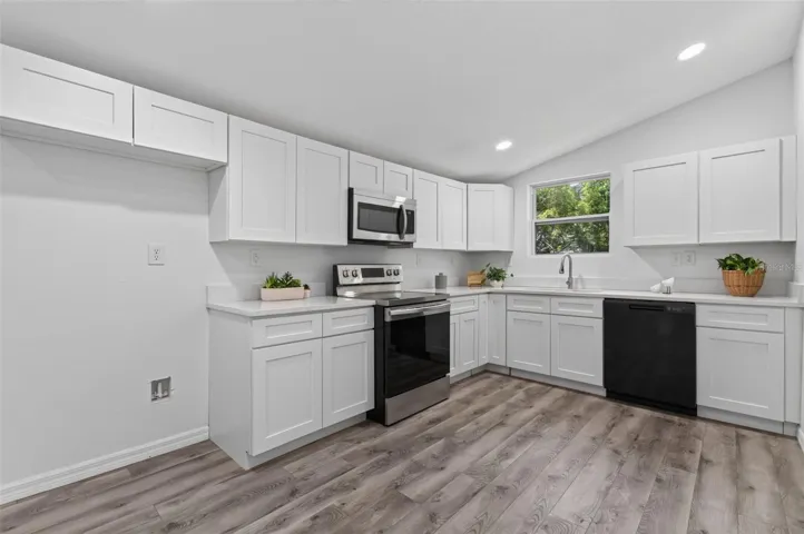 Kitchen with new Dishwasher