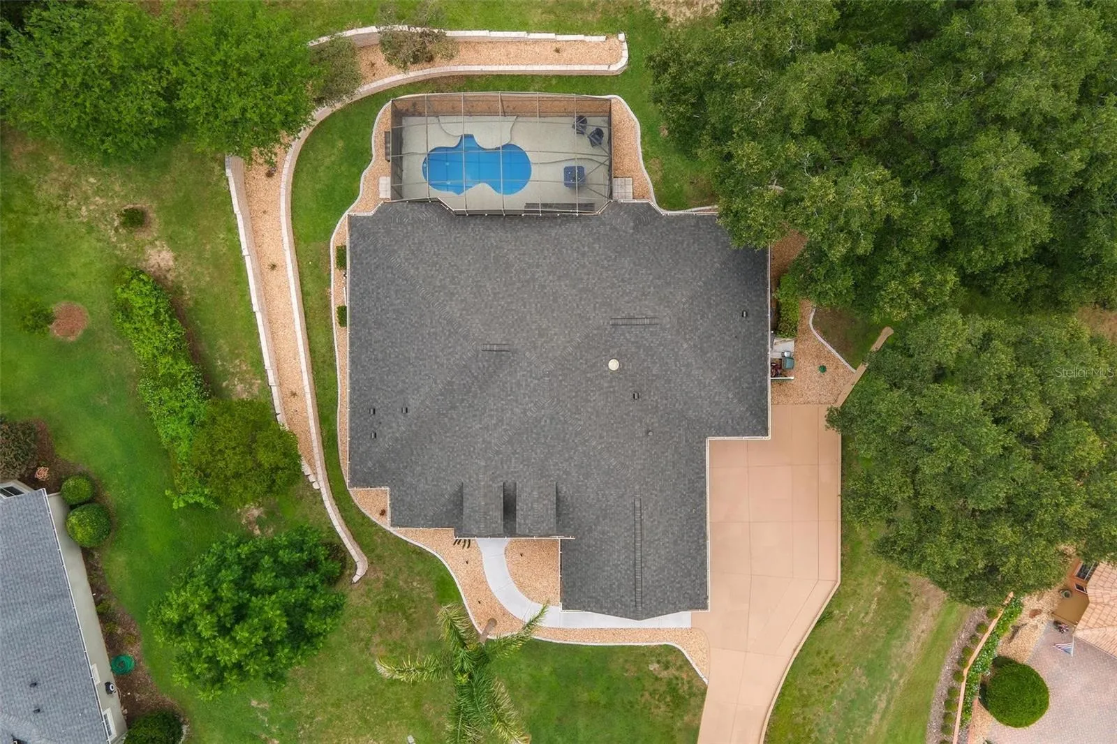 Aerial of 2024 Roof...