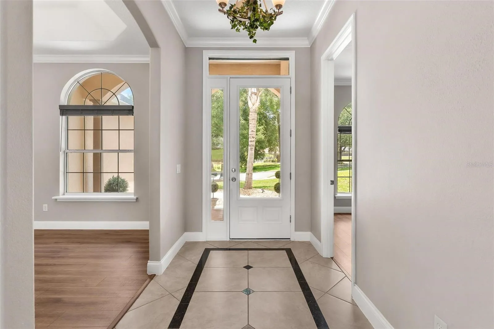 Interior Entry with Tiled Floor...