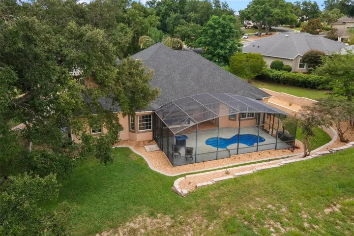 Aerial of Back of Home