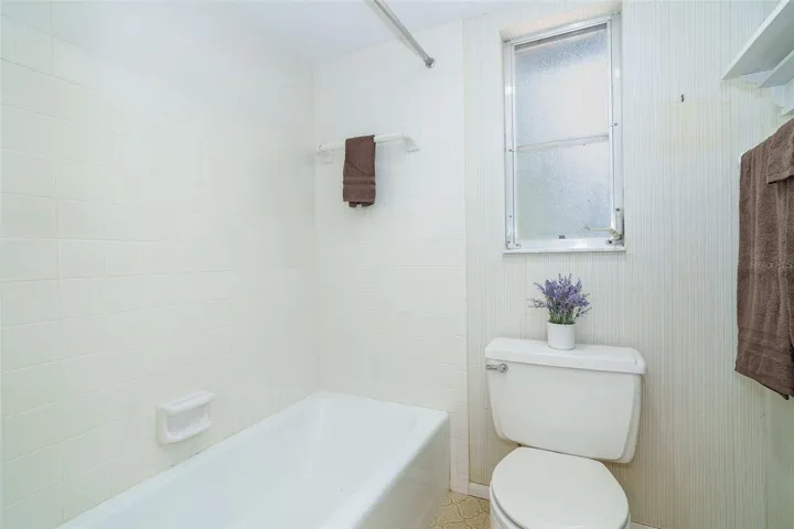Tub with shower