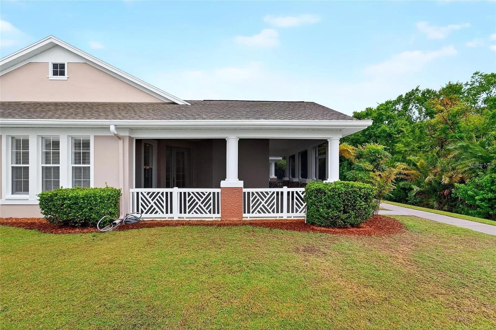Exterior Side Front Porch View