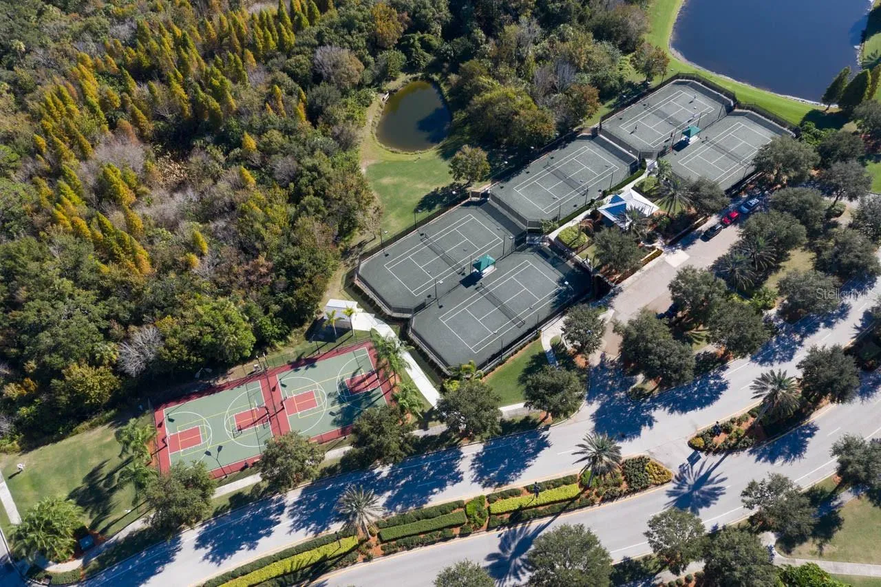 Aerial Community Sports Facilities